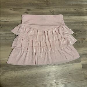 Pink Ruffle Skirt